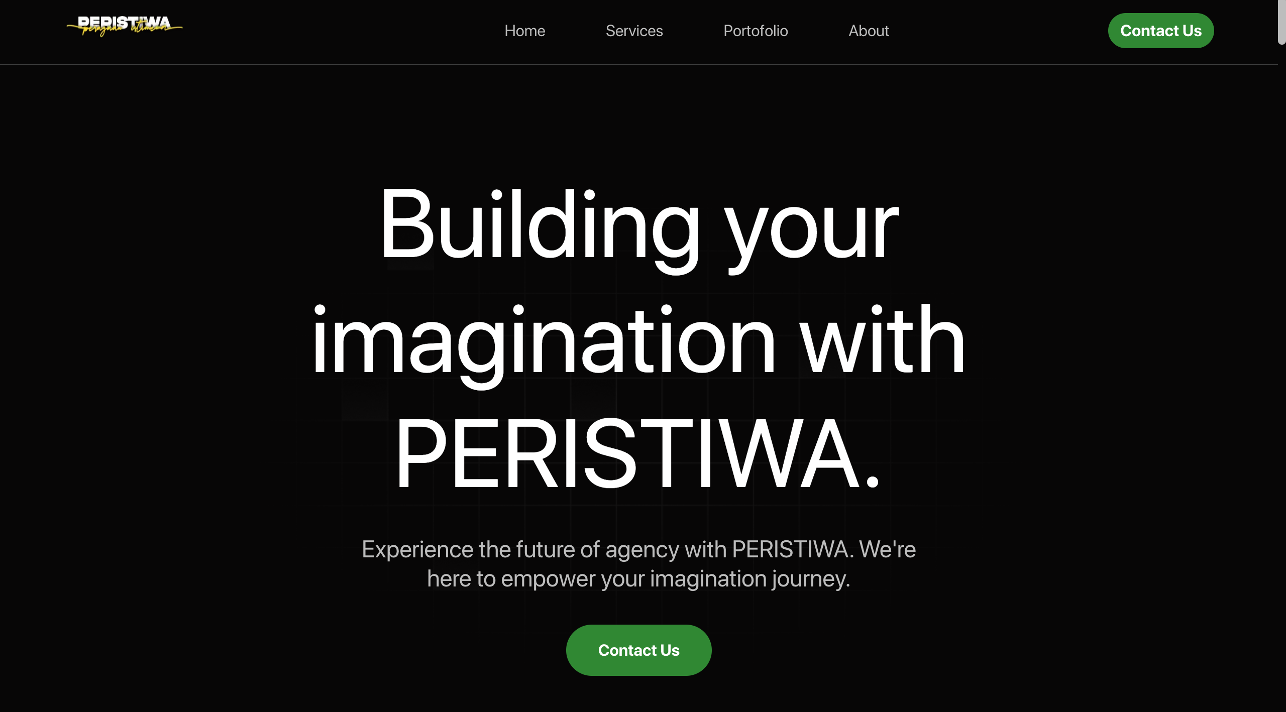 Screenshot of Peristiwa Agency